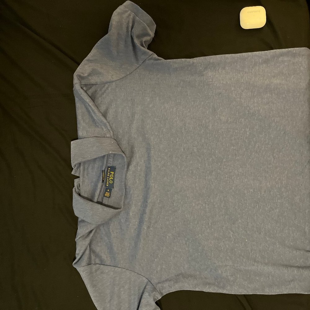 Light Blue/Blue Medium Polo Shirt